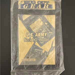 U.S. Army Black and Gold ID Holder